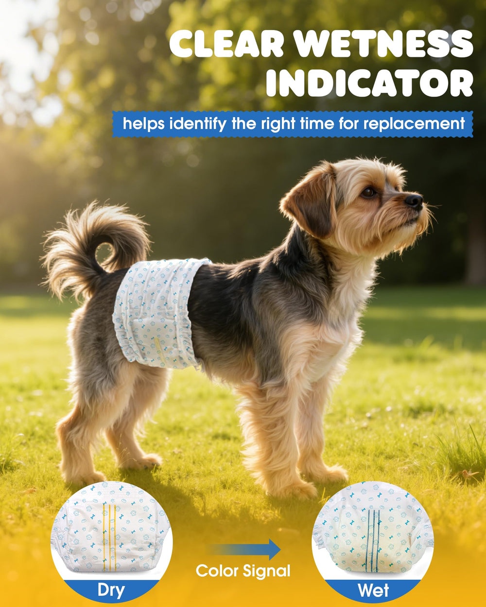 Powools small-size wrap provides comfortable fit for tiny breeds.