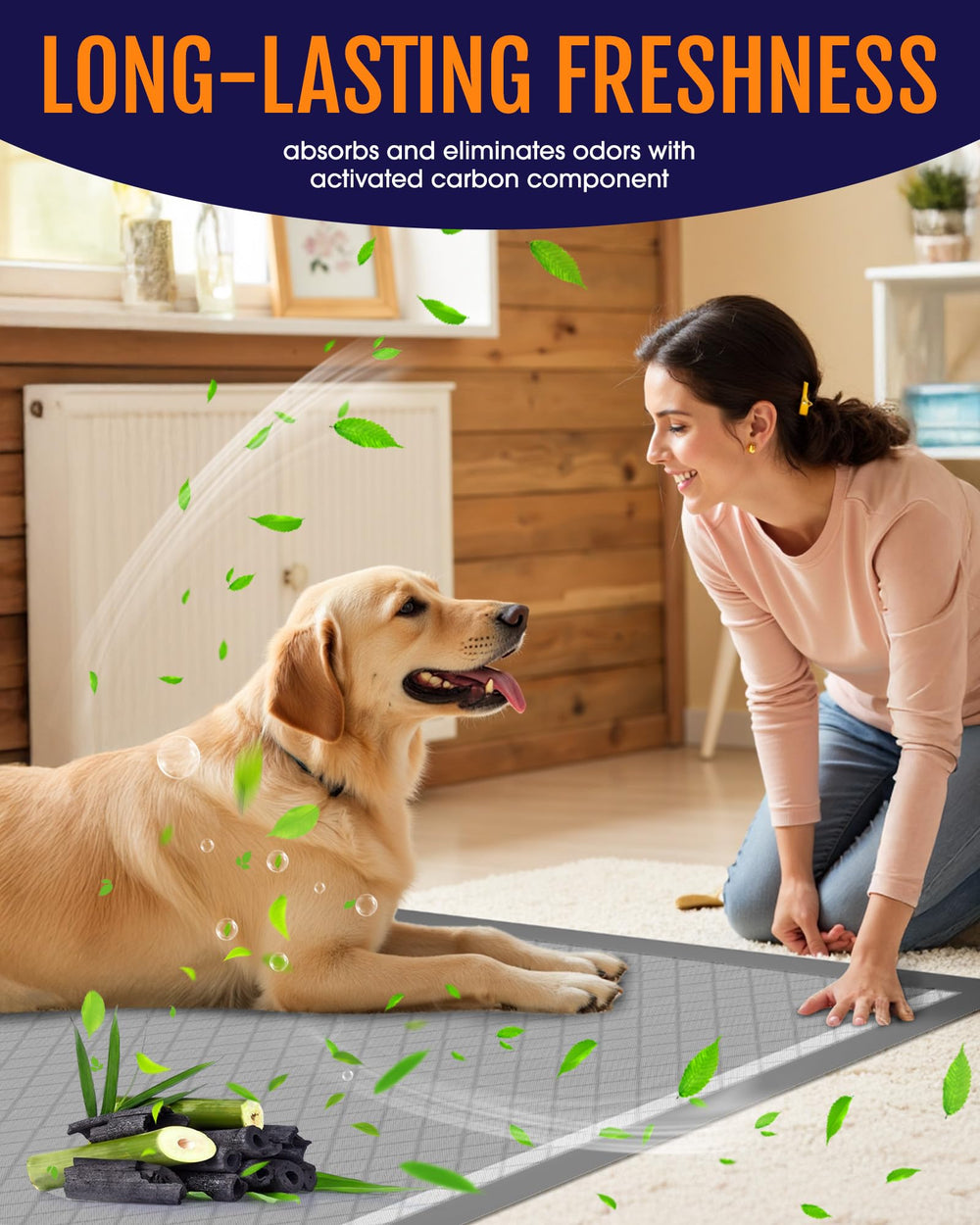 Powools puppy pad for car trips provides on-the-go protection.