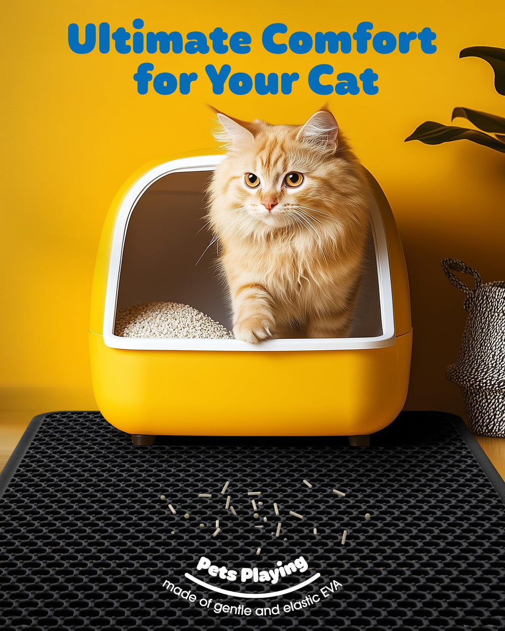 Powools soft EVA material is paw-friendly and non-toxic.