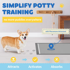 Powools XL puppy pad 6-layer closeup reveals absorbent core and gel formation