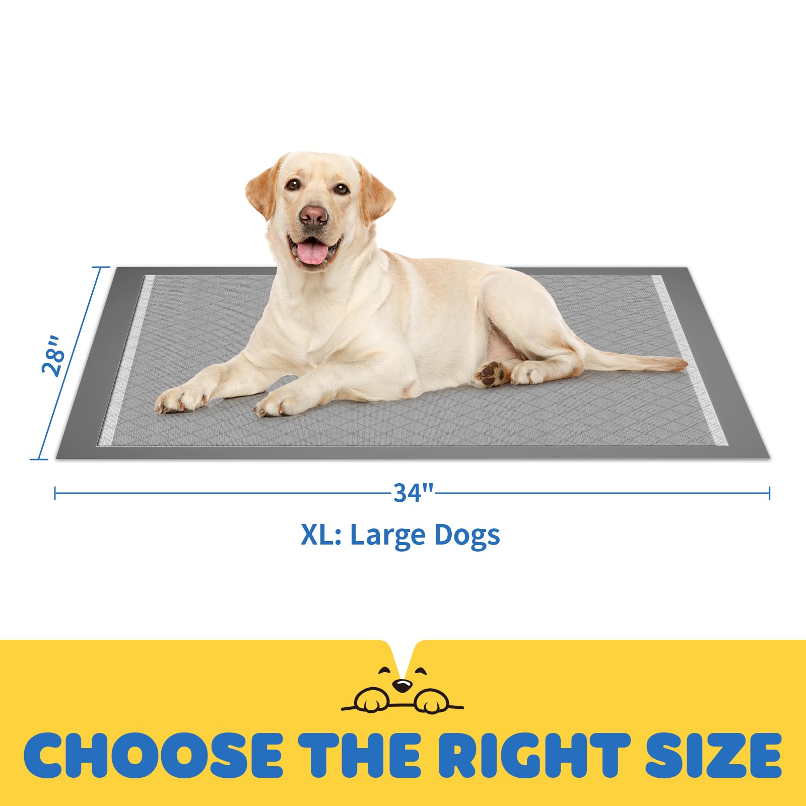 Powools XL puppy pad bulk pack of 100 saves refills