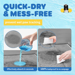 Powools XL puppy pad with odor-control and quick-dry design reduces smells