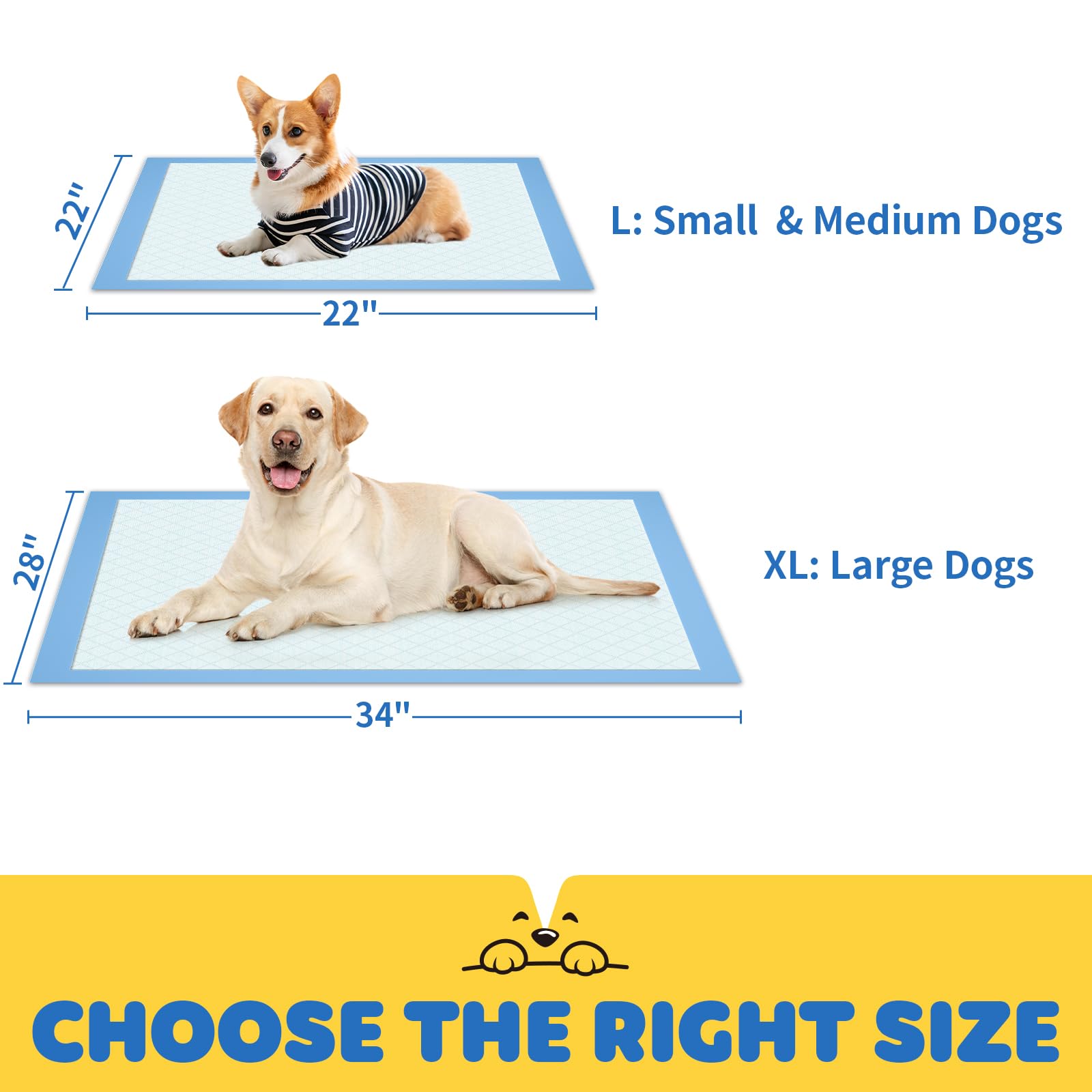 Powools 34x28 6-layer pads, quick-dry design ideal for travel and indoors.