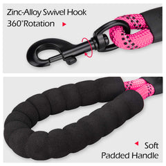 PoyPet pink padded-handle harness for comfortable and controlled handling.