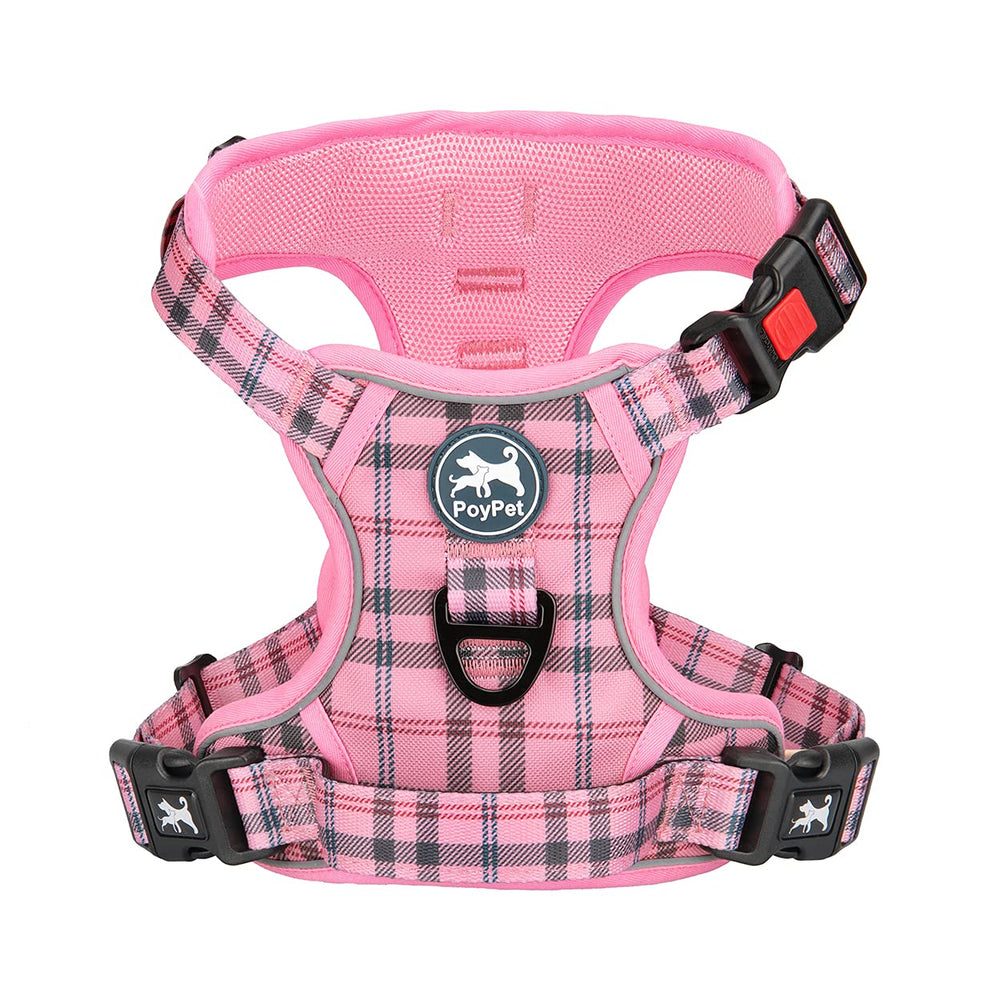 PoyPet No Pull Harness with front attachment for training and control