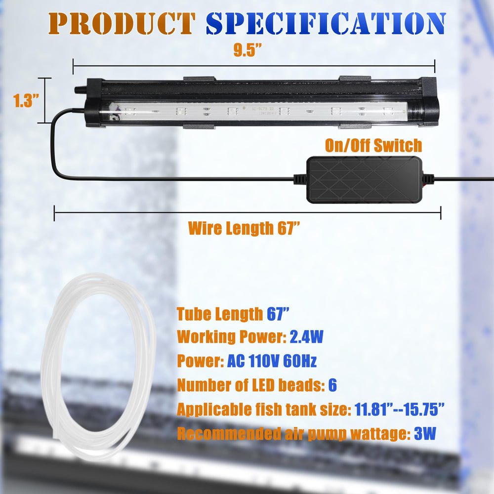 POZANKI LED light pairs with a pump for synchronized displays.