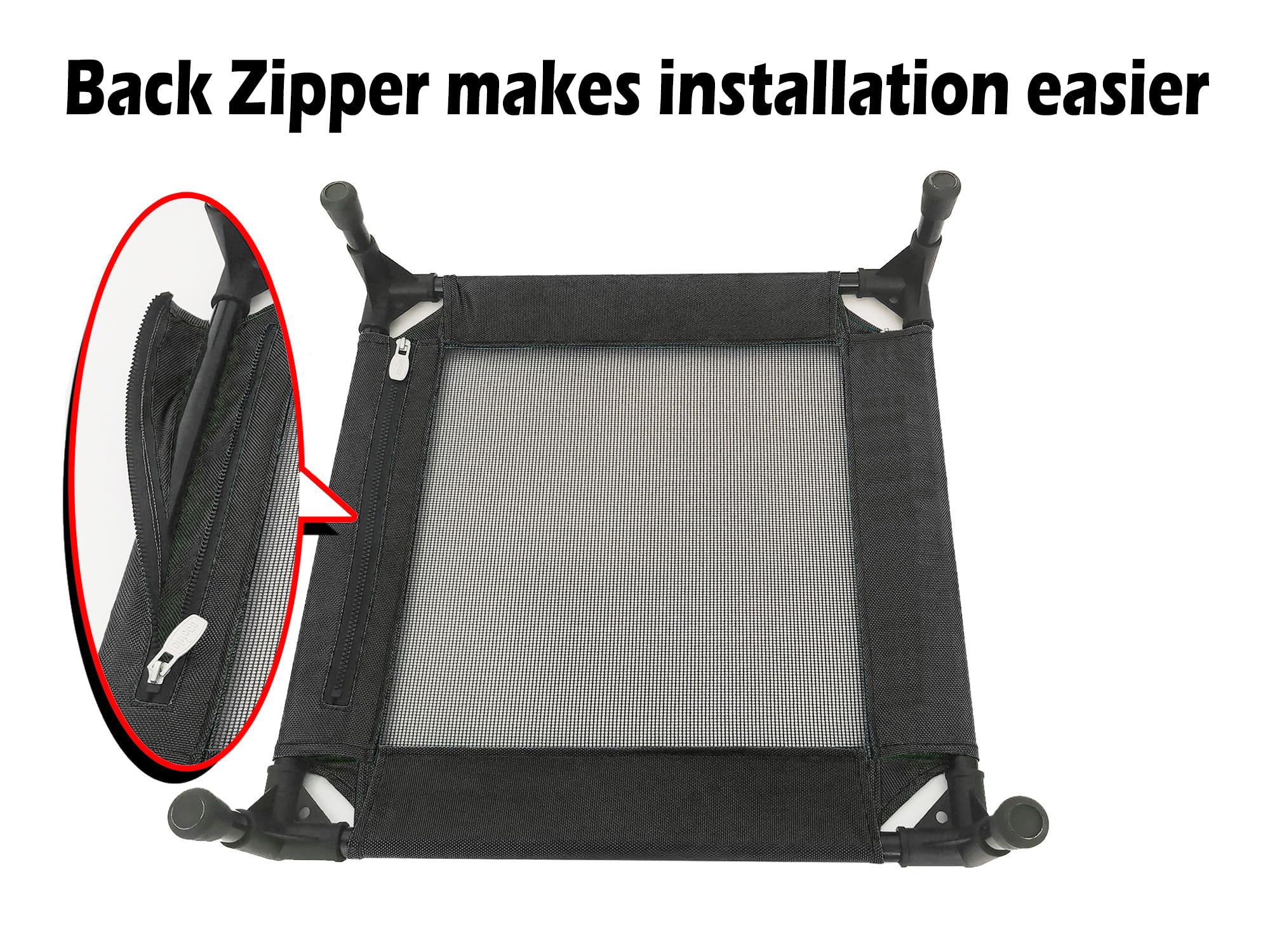 Pozico elevated pet bed small pet 18.9 by 18.9 inches fits compact spaces