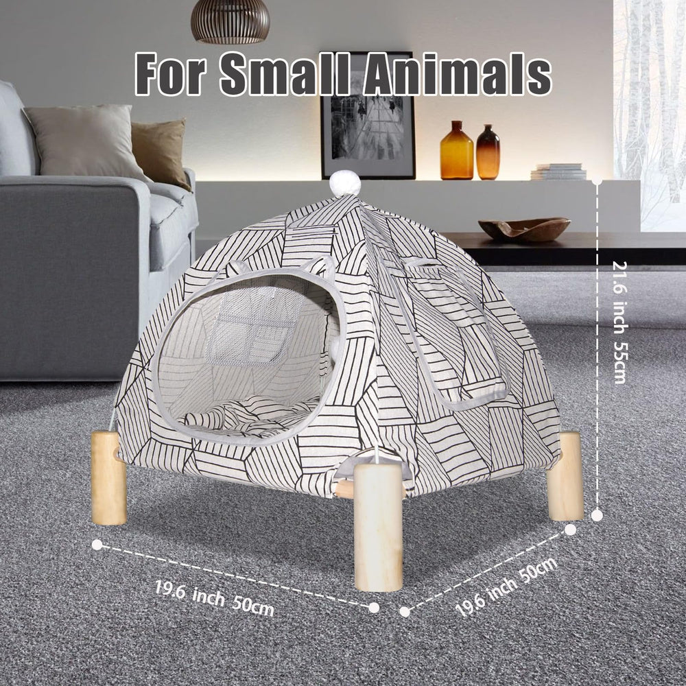 Pozico portable cat tent with quick setup for outdoor adventures.