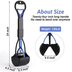 PPOGOO durable spring ensures smooth scooping on grass and gravel