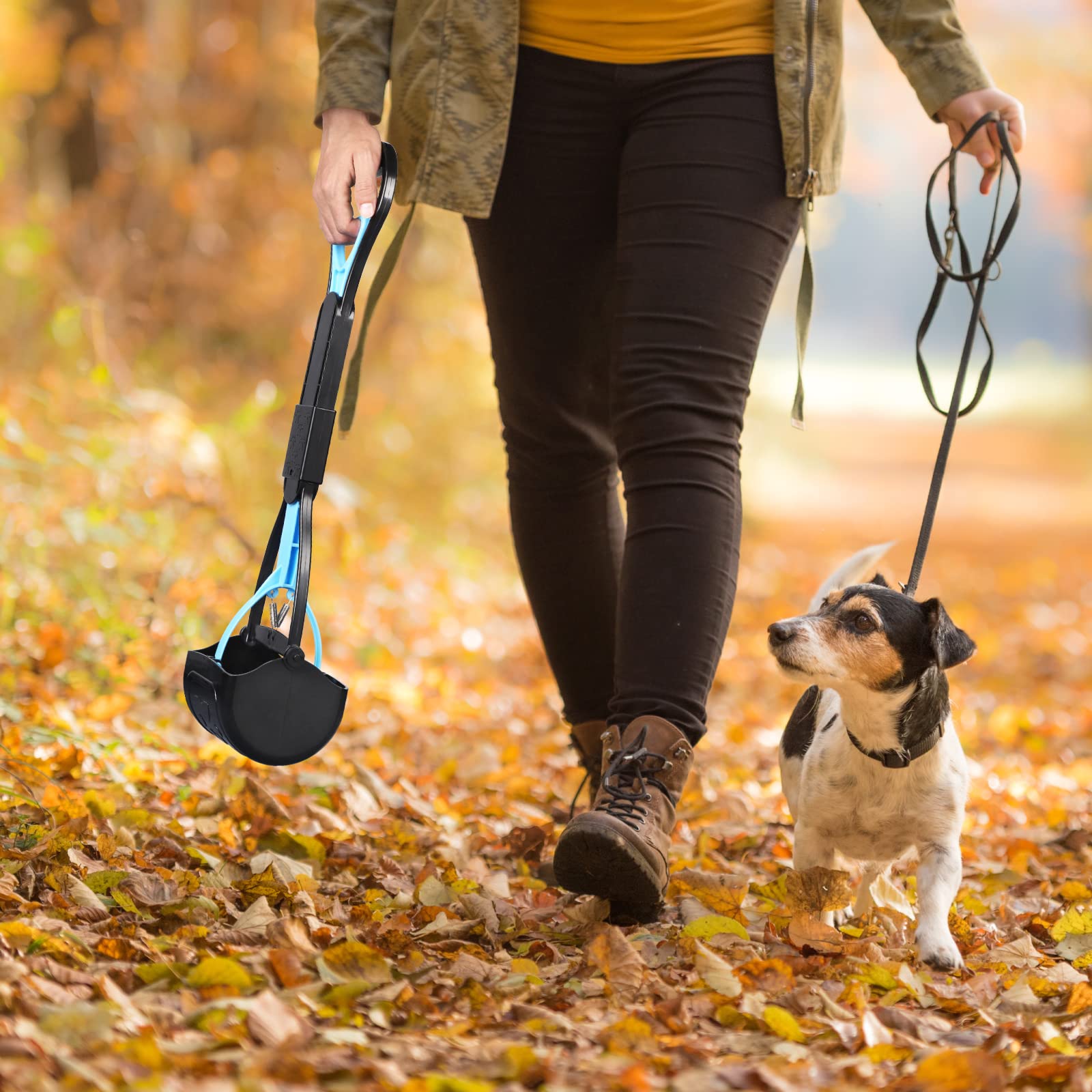 PPOGOO pooper scooper easy-clean surface for fast maintenance.