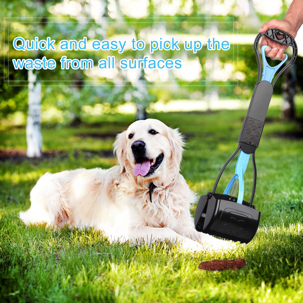 PPOGOO pooper scooper non-stick bucket for easy rinsing.