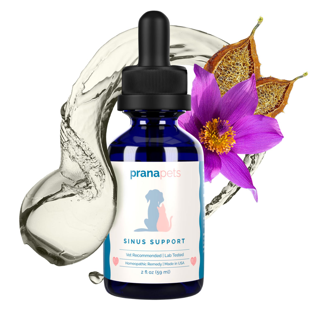 PranaPets Sinus Support Liquid herbal formula inspired by natural tonics