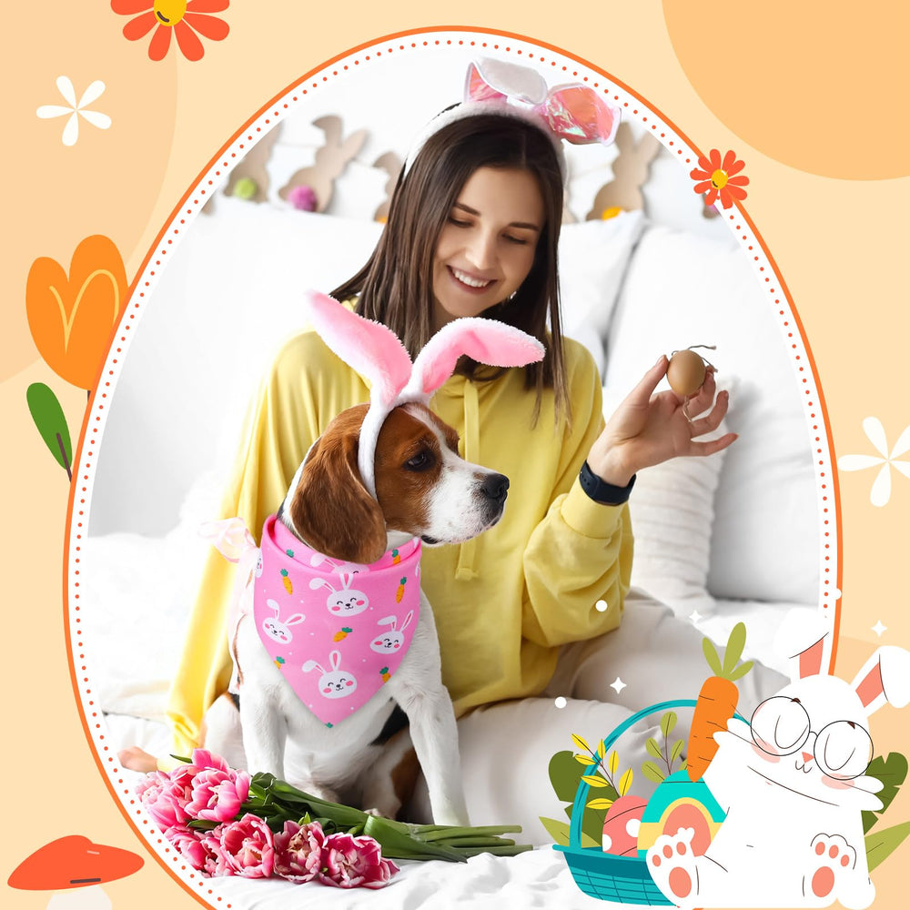 Preboun Easter dog bandana bulk set ideal for gifting to groomers and pet shops