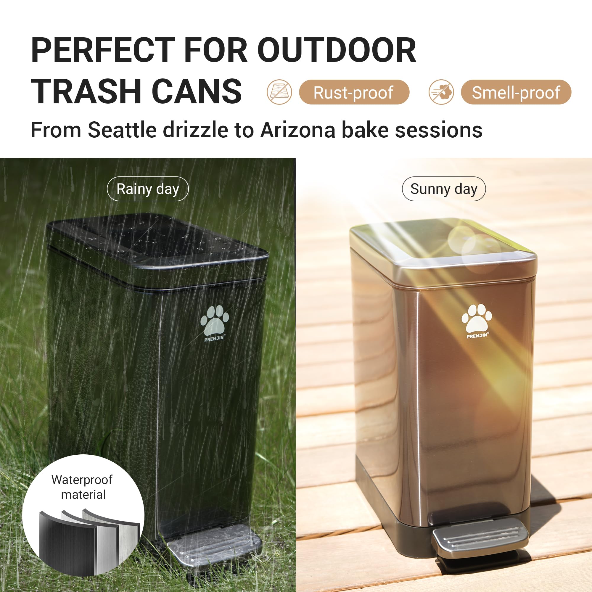 Includes 20 heavy-duty liners and 20 portable scoop bags.