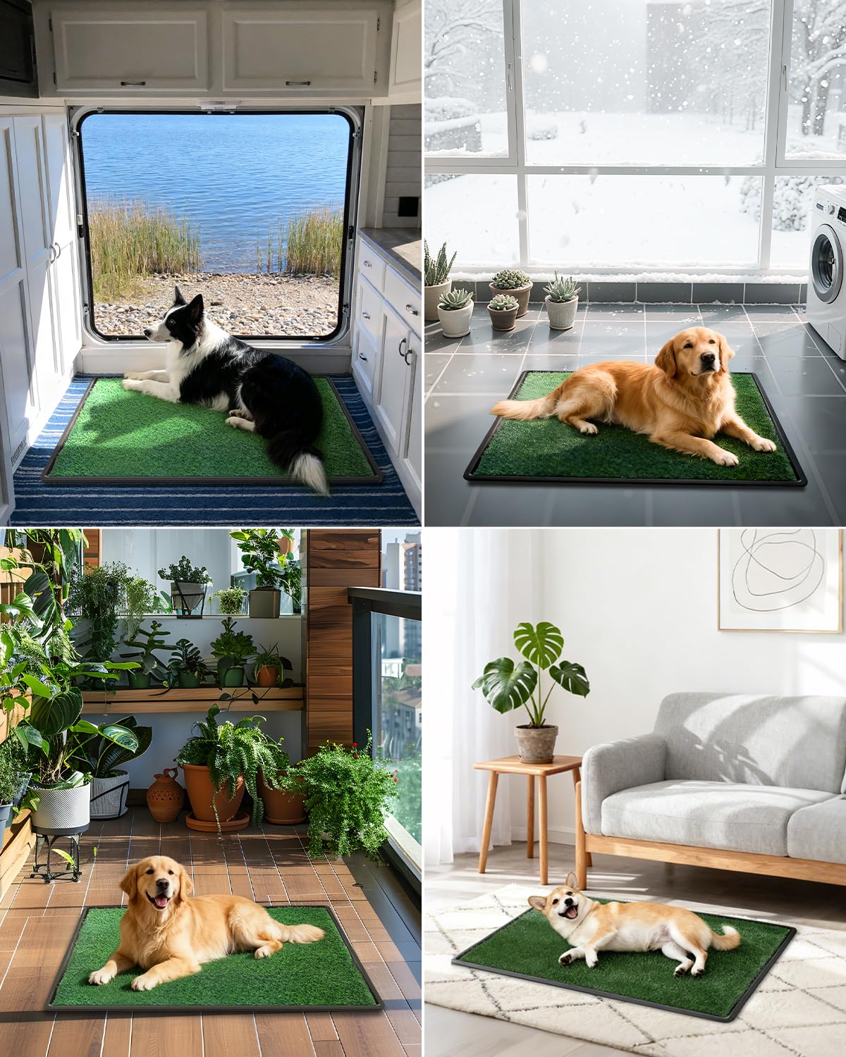 Premjin travel-dog potty mat for indoor/outdoor use.