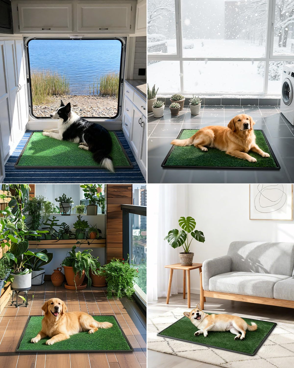 Premjin travel-dog potty mat for indoor/outdoor use.