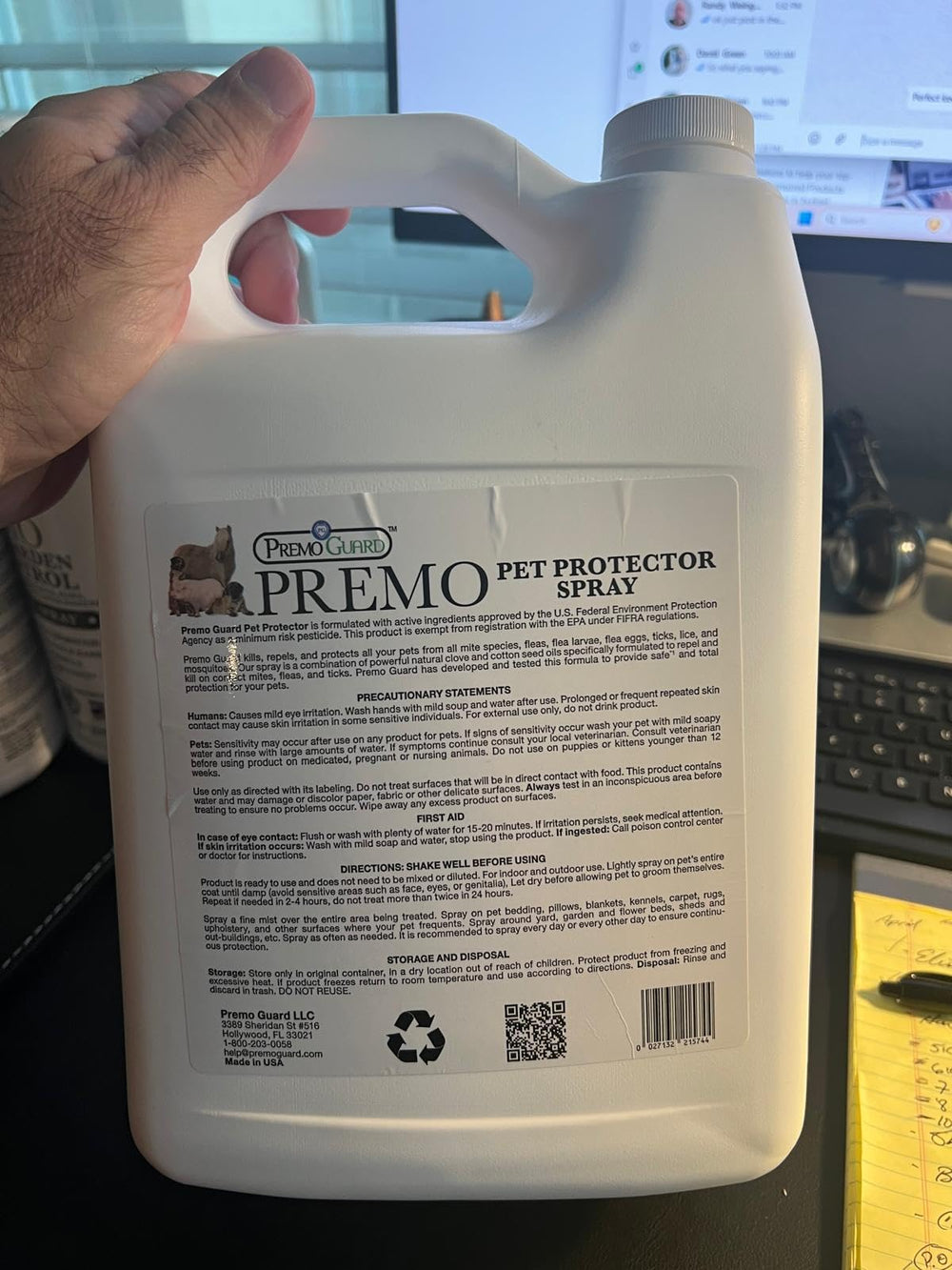 Premo Guard family safe product shown with pets and home environment