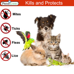 Gentle, non-toxic plant-based formula safe for dogs, cats, and small pets.