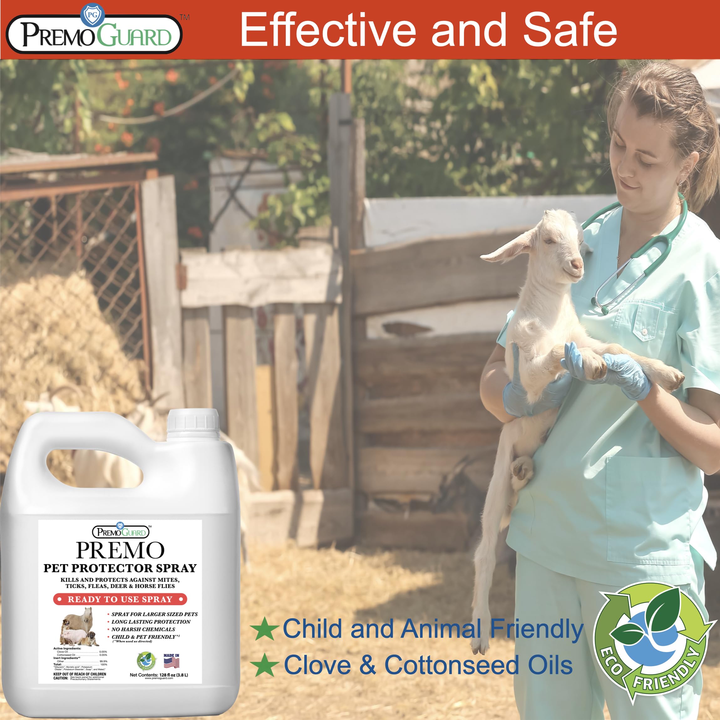 Premo Guard plant based oil blend illustrating natural pest control concept
