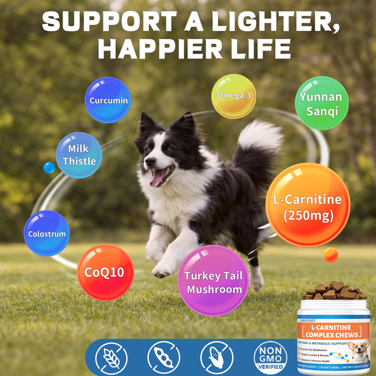 Home-packaging scene featuring PREPAKU Lipoma for convenient pet care