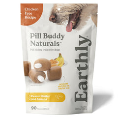 Presidio Earthly Pill Buddy Naturals banana packaging shows a fresh look for easy pill time