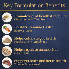 Prestige Breed Multivitamins hip joint support ingredients highlighted