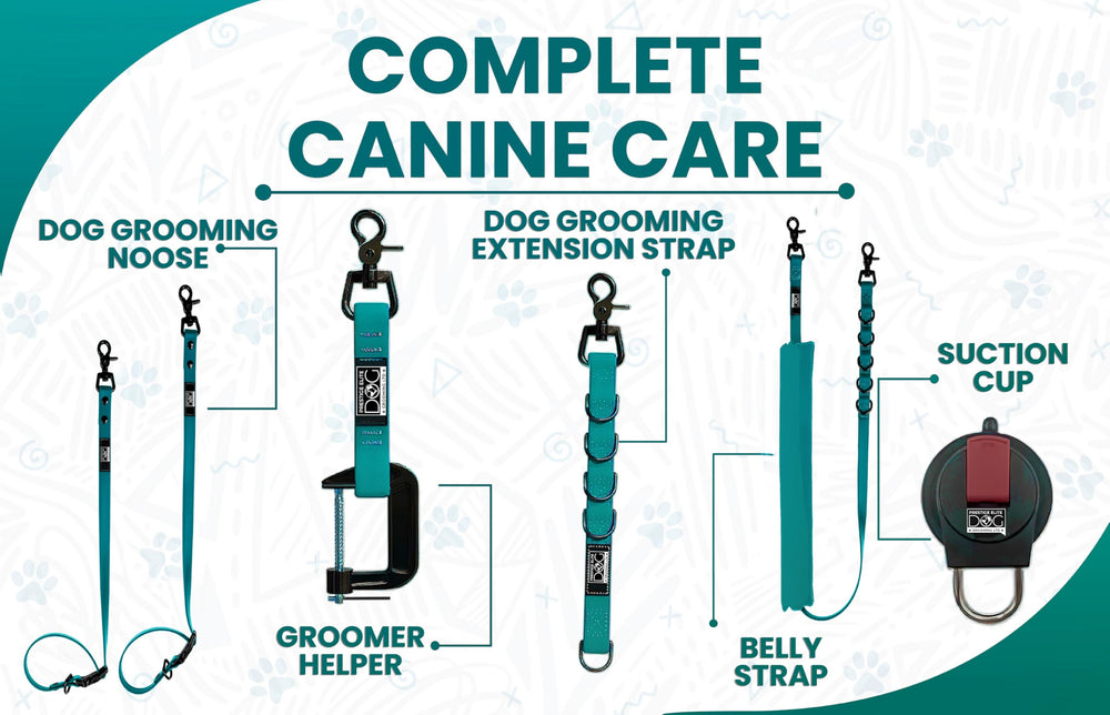 Prestige Elite belly band keeps pets safely restrained on grooming tables