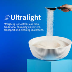 PrettyLitter lightweight, low-tracking litter reduces at-home mess
