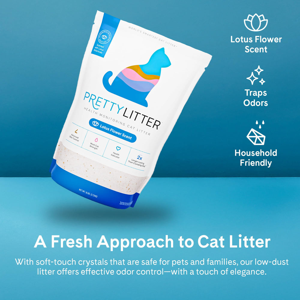 PrettyLitter veterinarian-developed formula is safe for cats and kittens.