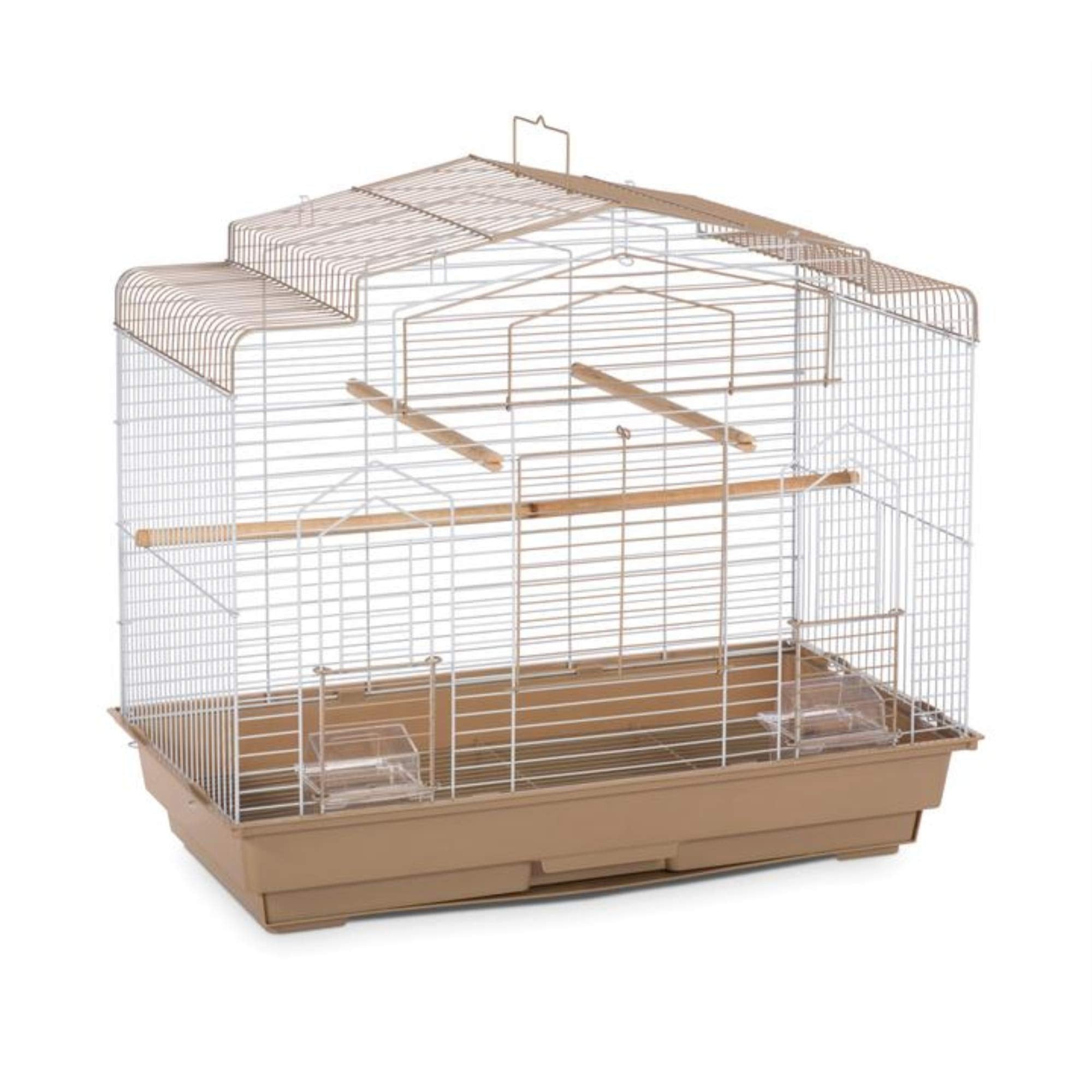 Prevue Barn-Style Cage roof design enhances ventilation and bird comfort