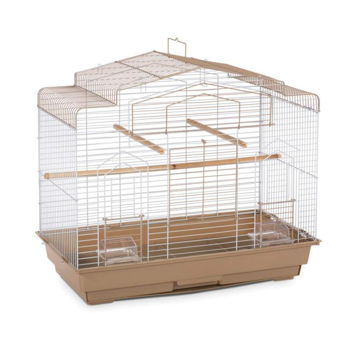Prevue Barn-Style Cage roof design enhances ventilation and bird comfort