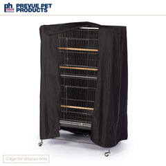 Prevue Dark Nighttime Drape creates a cozy night environment for birds