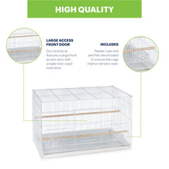 Prevue Flight Cage interior space with room for small birds to move