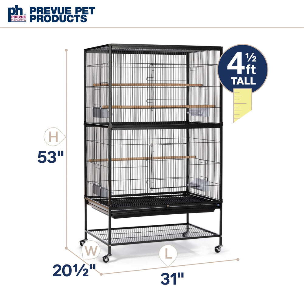 PH Prevue Hendryx double tier storage shelf keeps supplies organized.