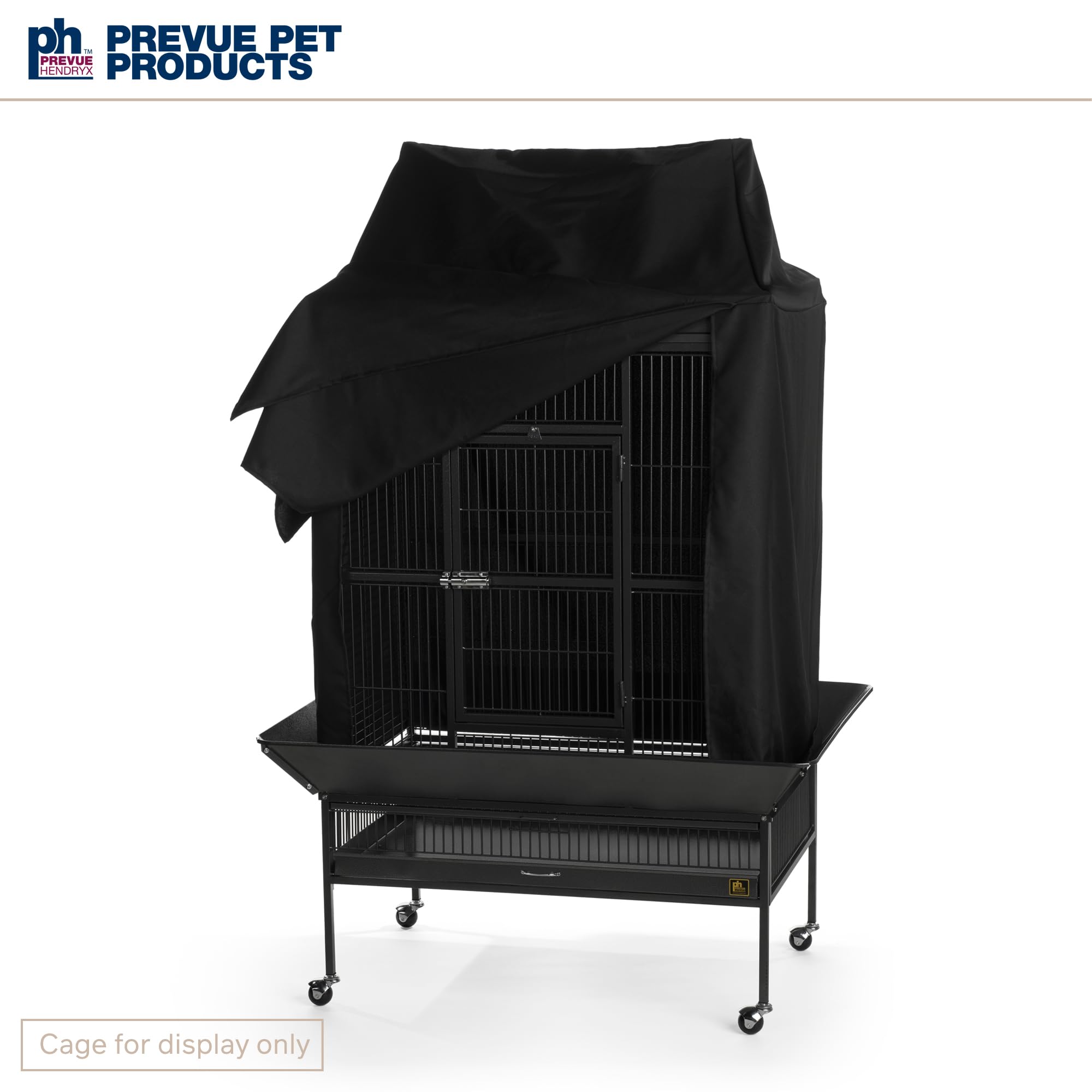 PH Prevue Hendryx Large cage cover fits up to 36 by 24 by 49 inches.