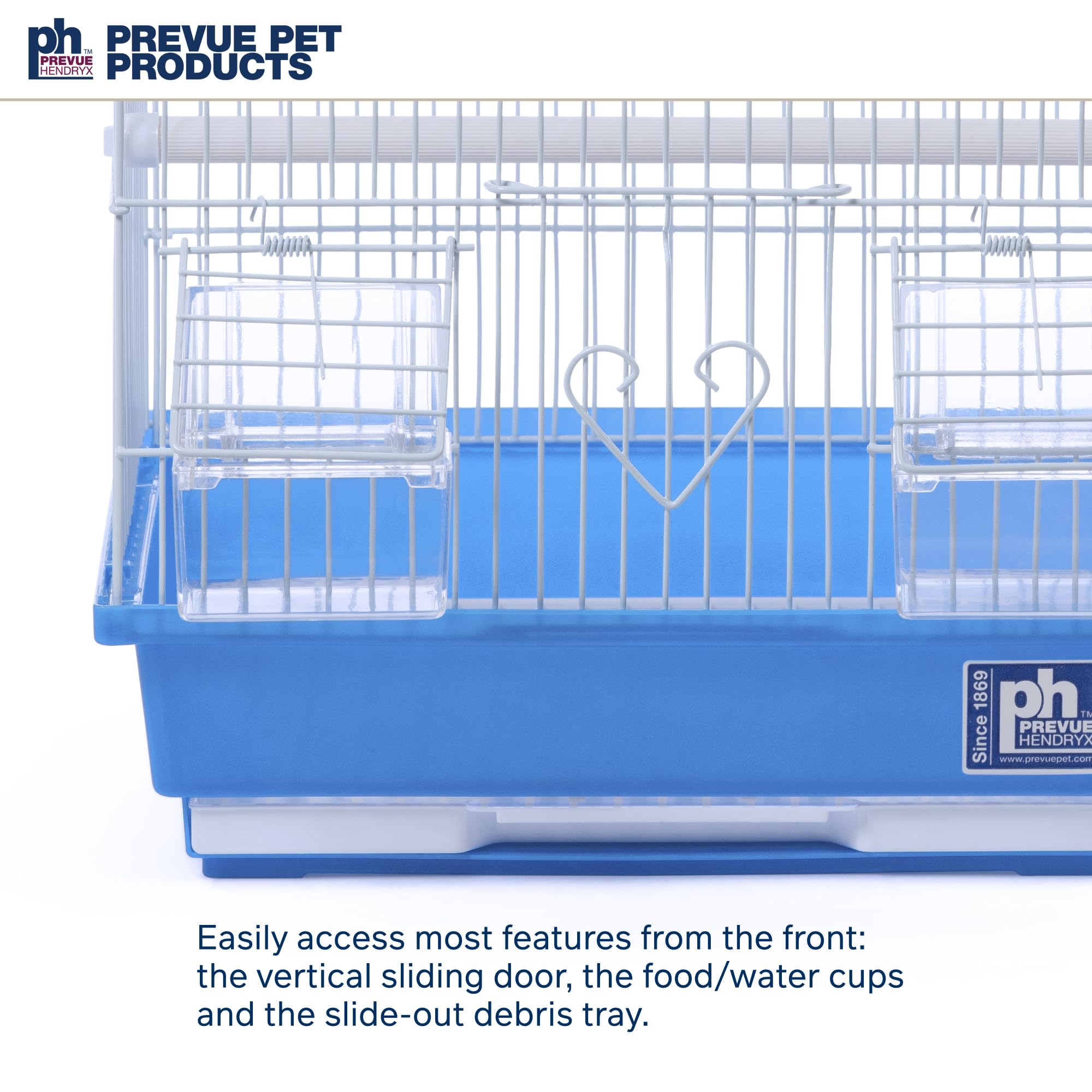 PH Prevue Hendryx two plastic perches and a swing for bird activity