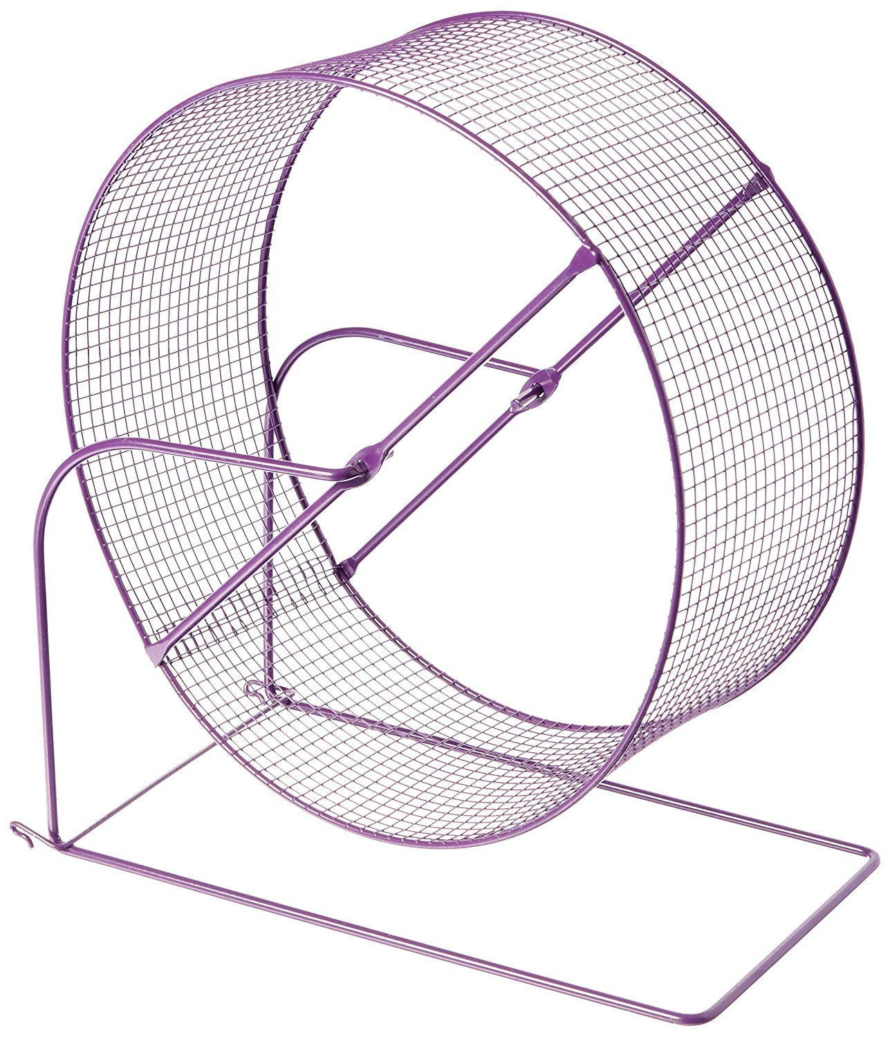 PH Prevue Hendryx wire mesh ferret wheel for guinea pigs; promotes safe exercise inside cages.