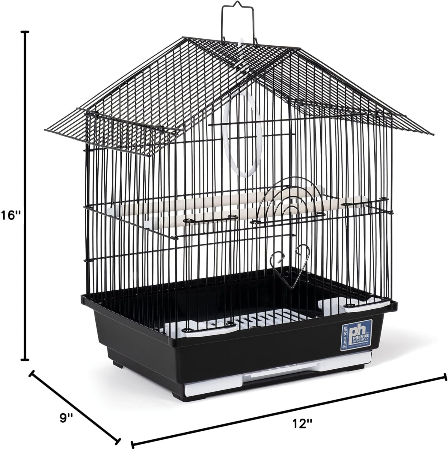 Durable black powder-coated steel construction radiates lasting quality.
