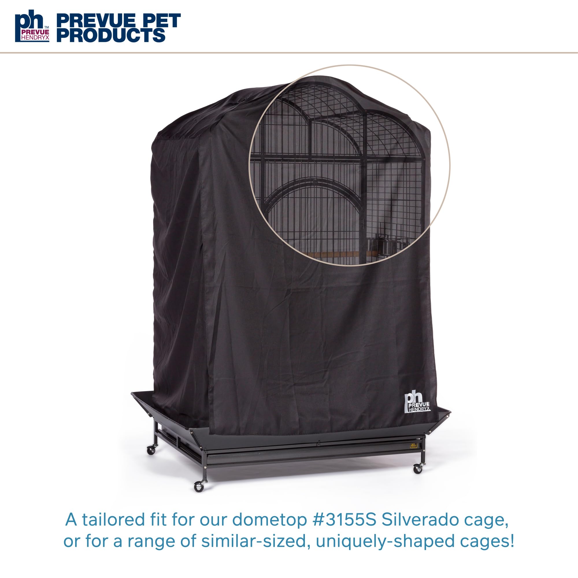 PH Prevue Hendryx cage cover fits Prevue cages 3157 and 3155S securely.