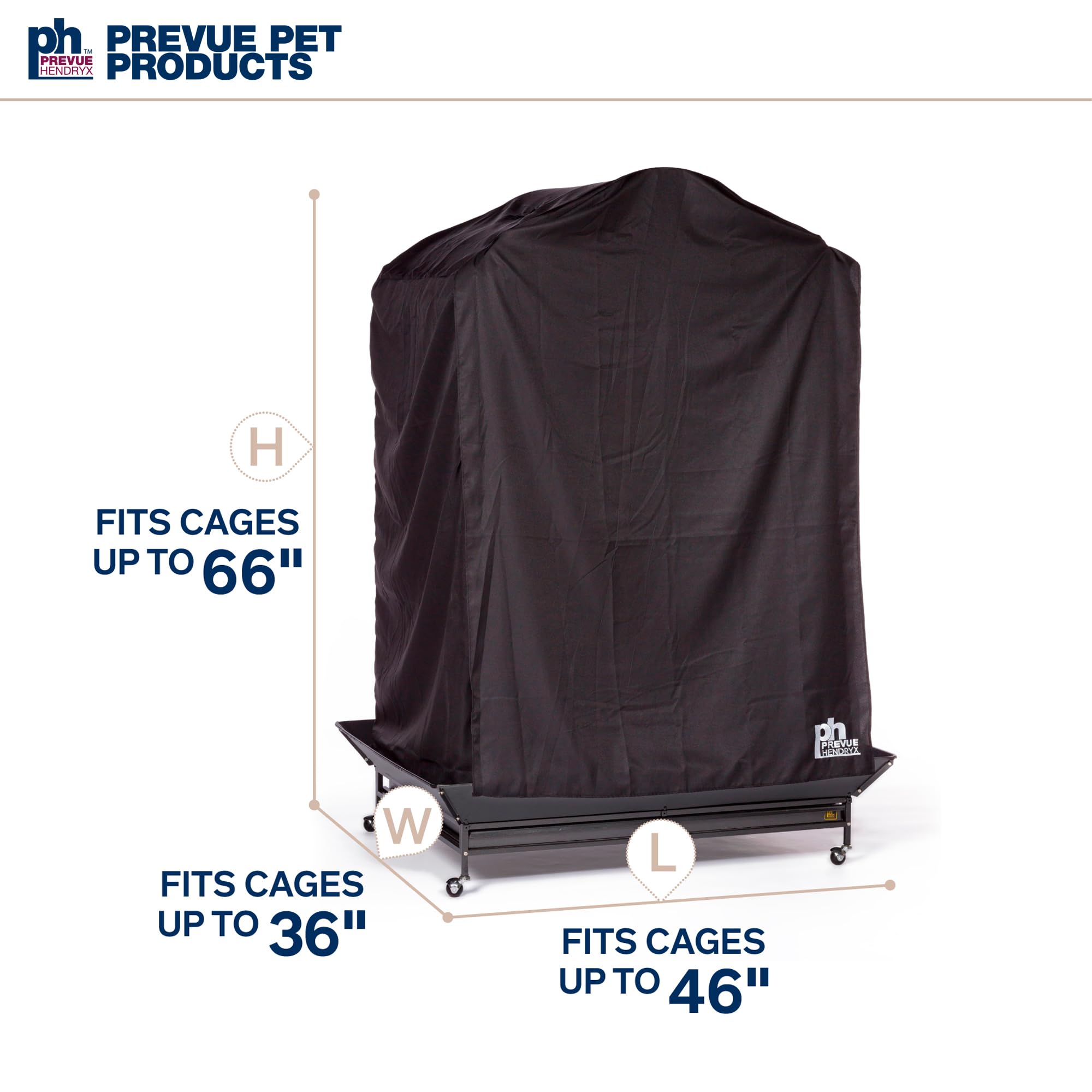 PH Prevue Hendryx non-toxic fabric keeps birds safe during nightly use.