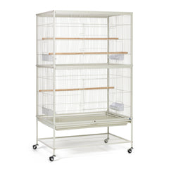 Prevue Pet Products wrought-iron flight cage on rolling stand