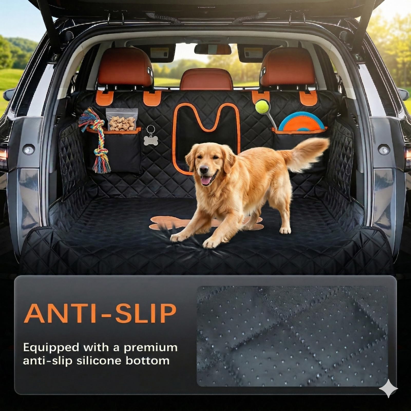 PREWERK anti-slip bottom keeps liner in place on uneven floors