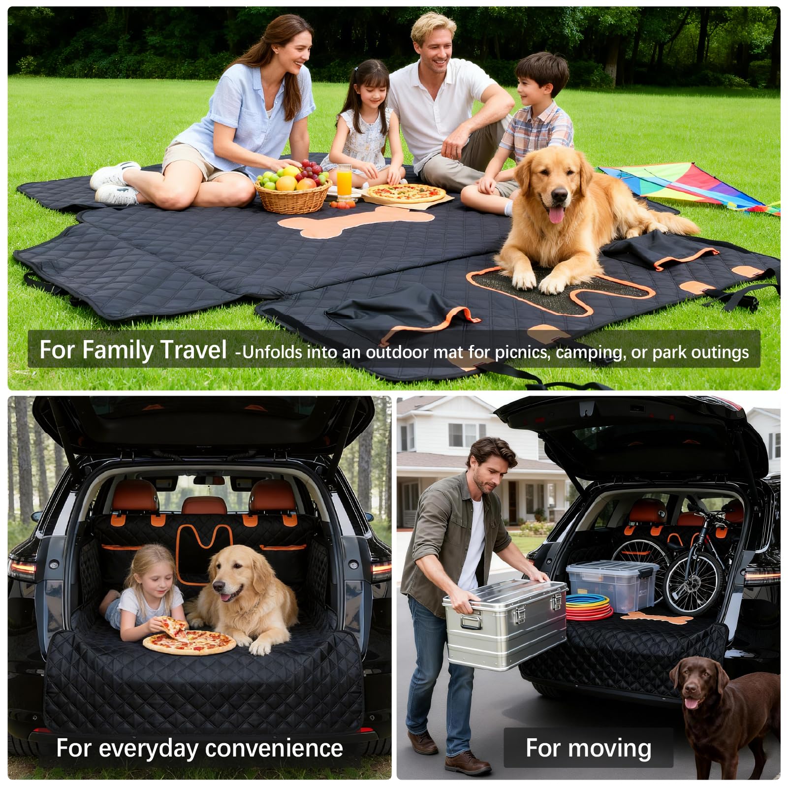 PREWERK front mesh for airflow keeps pets calm during trips