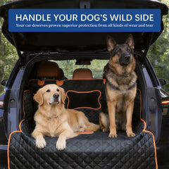 Luxurious PU leather texture highlights waterproof cargo protection
