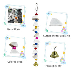 PRFOKEY parrot cage toys with stainless steel clips