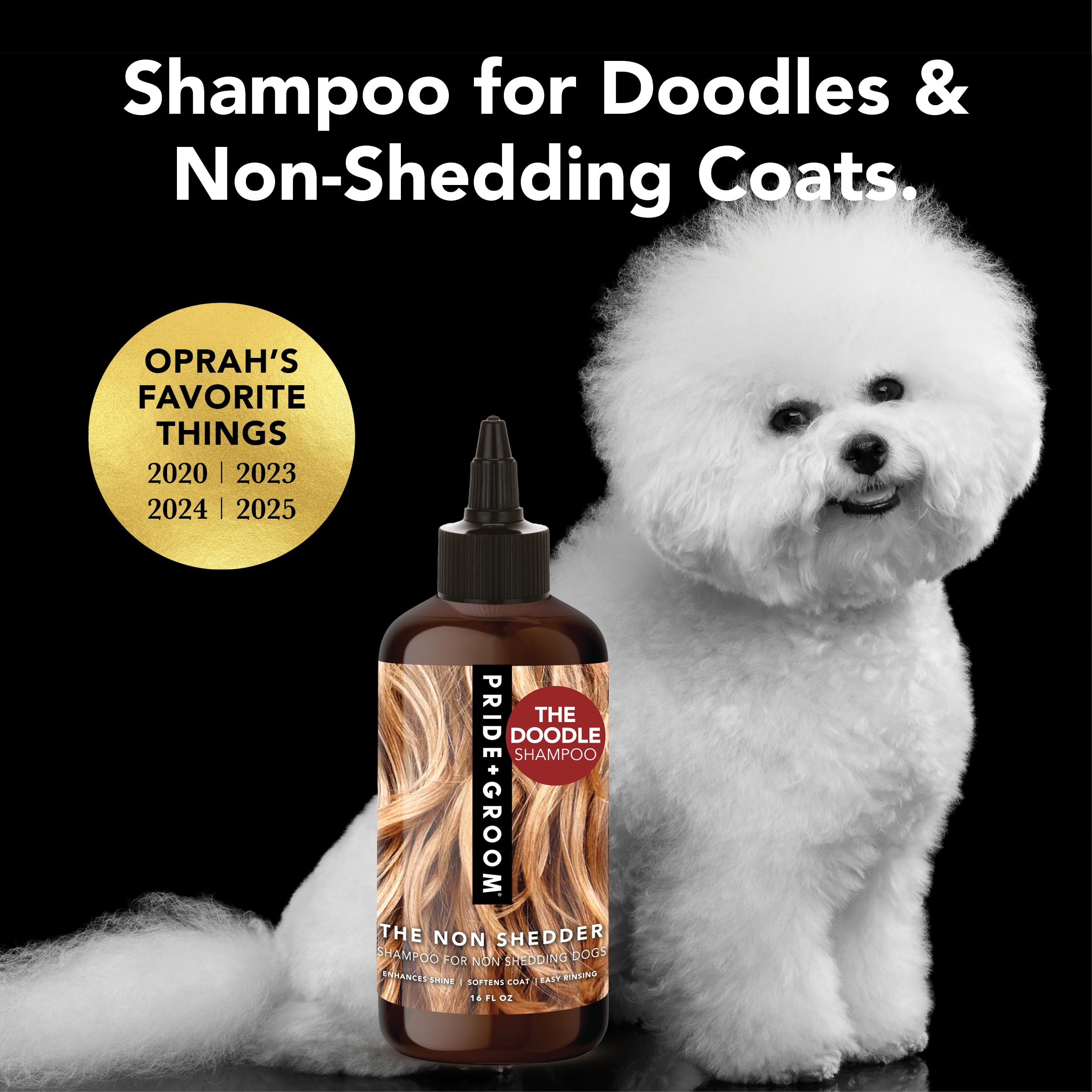 Pride and Groom Non Shedder lather close-up shows gentle cleansing.