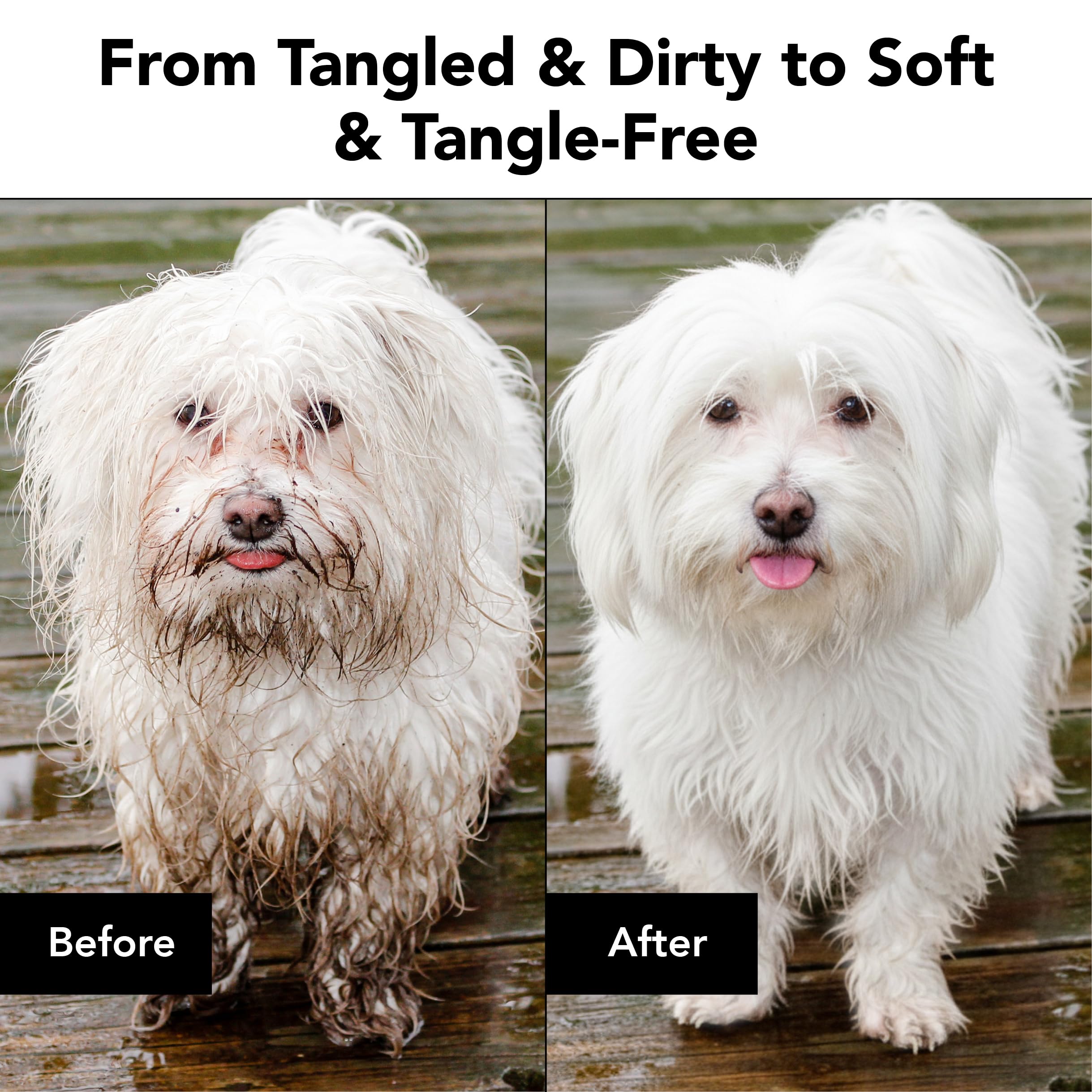 Pride and Groom Non Shedder natural ingredients calendula lavender visible.