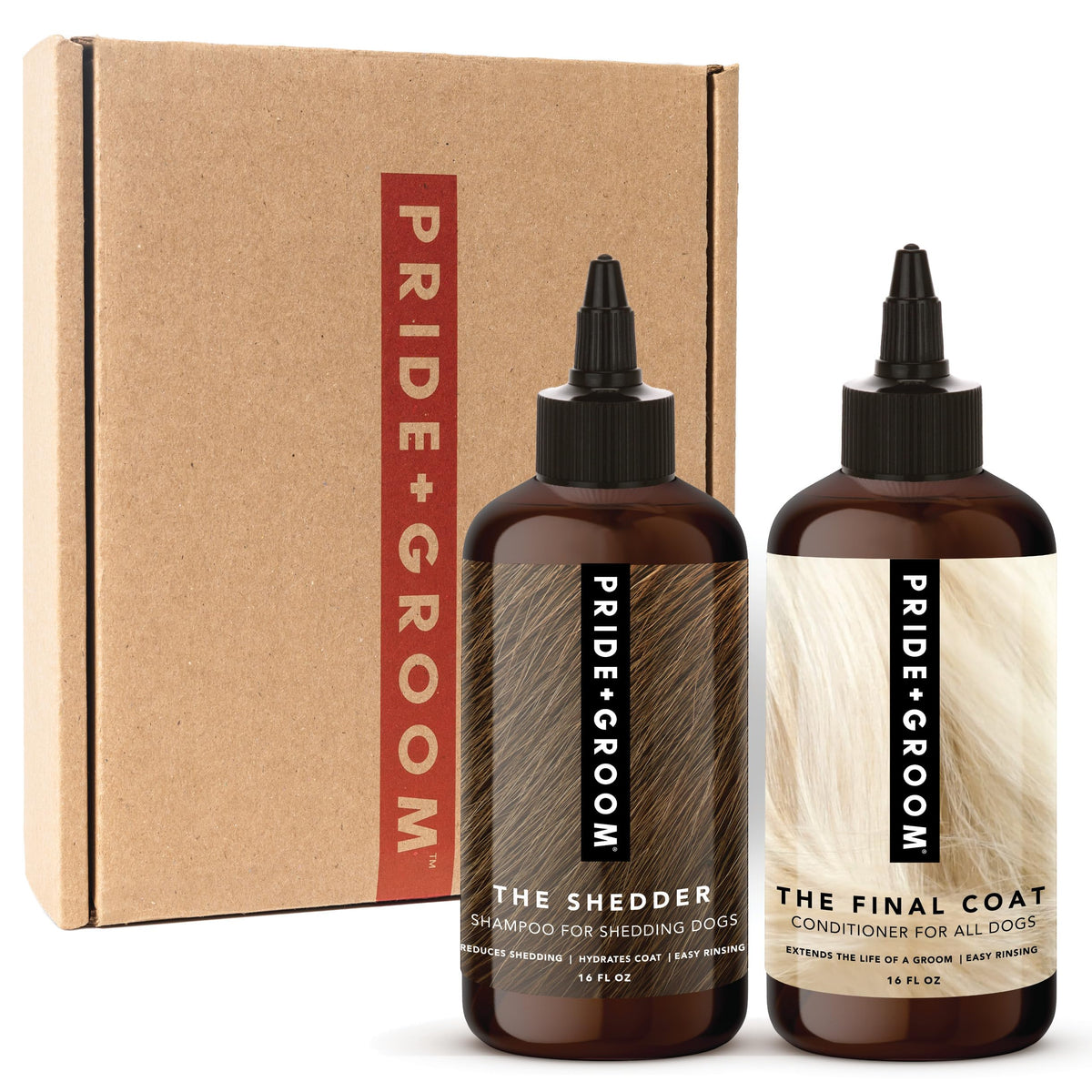 Pride and Groom The Shedder Box Set front view, gift-ready packaging.