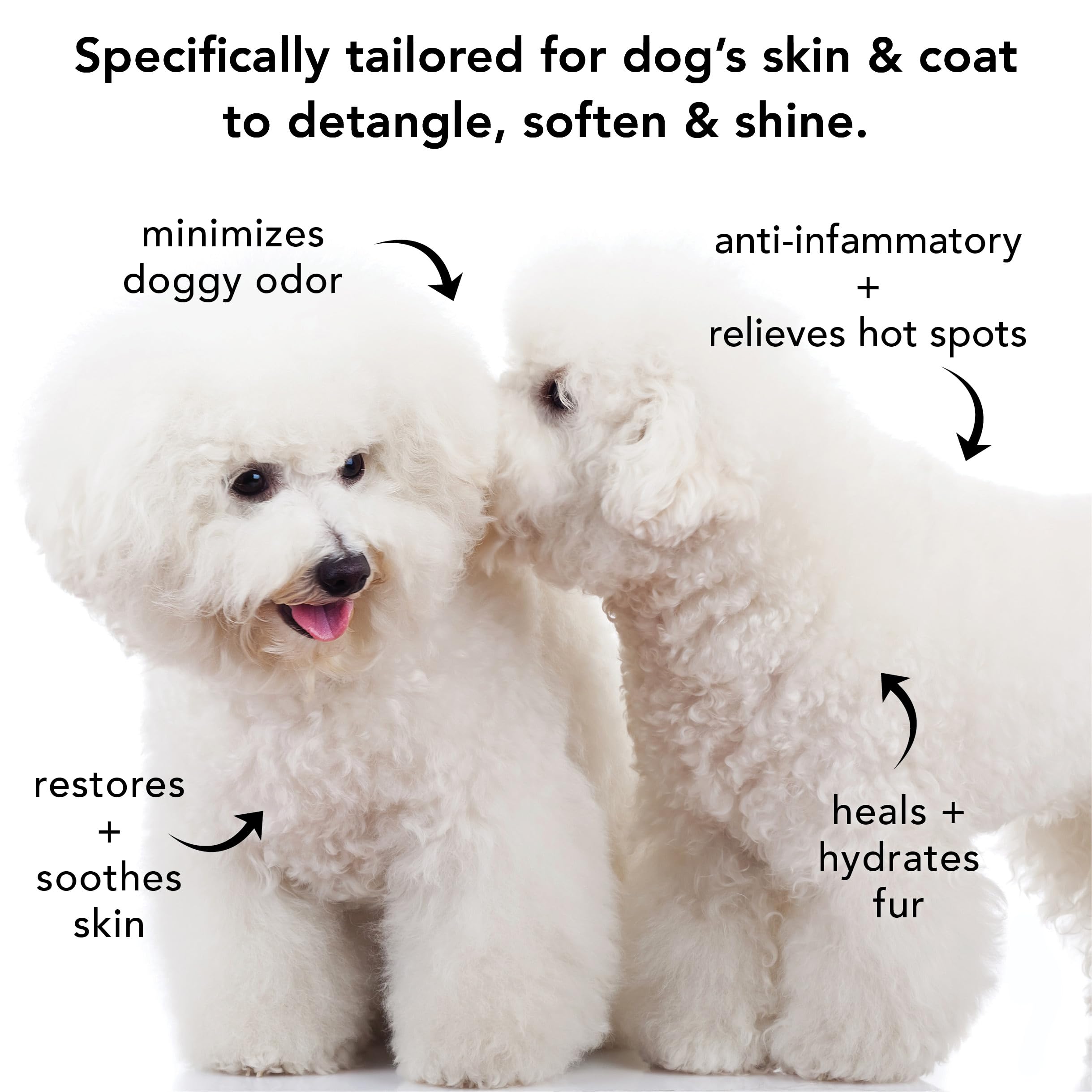 PRIDE AND GROOM shower-time-application: convenient bath time routine for dogs.