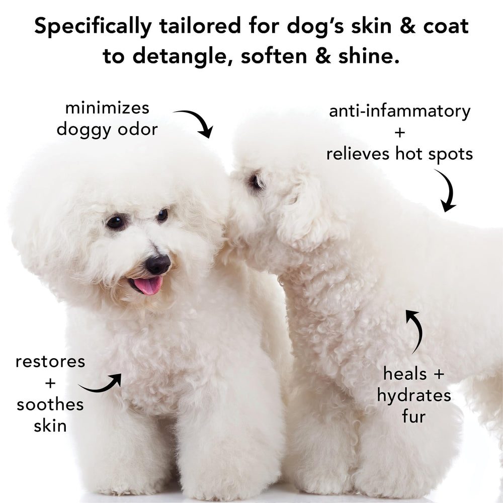 PRIDE AND GROOM shower-time-application: convenient bath time routine for dogs.